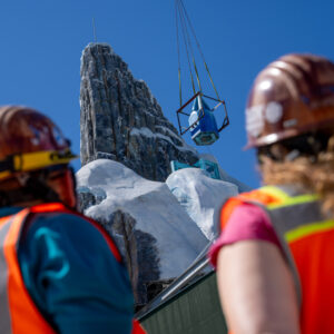 La construction du Palais de Glace d’Elsa a commencé à World of Frozen
