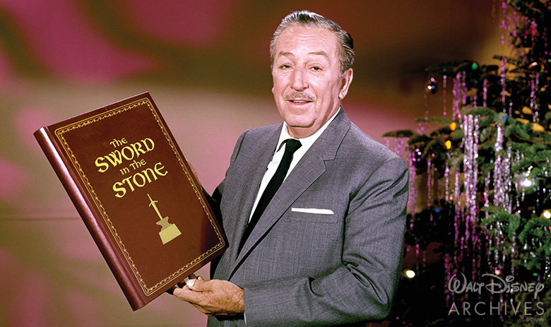 Walt et le livre The Sword in the Stone